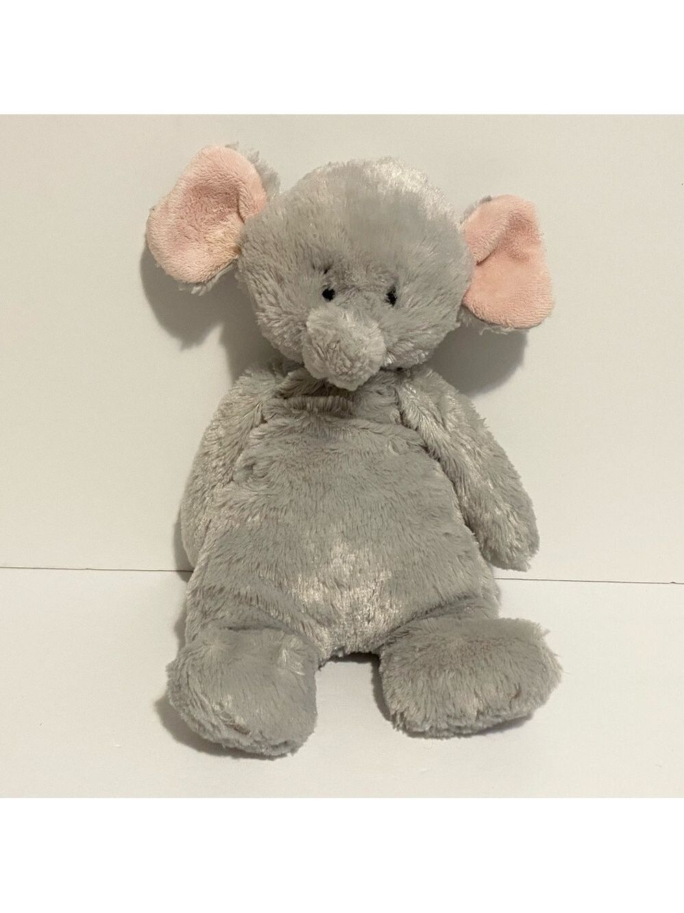 Ganz Pudding Pies Elephant Plush Floppy Stuffed Animal Baby Cuddle Toy Lovey